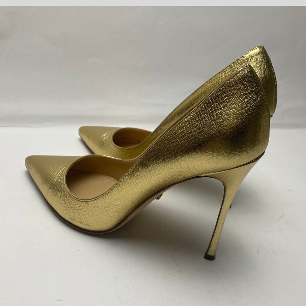 Sergio Rossi Gold Pumps Size 8 - Picture 3 of 9